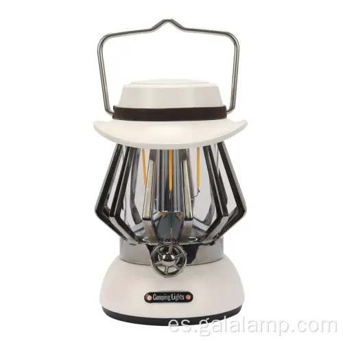 Linterna LED de aspecto clásico para uso al aire libre